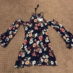 forever 21 cold shoulder dress